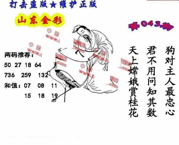 25043期: 福彩3D丹东全图分析