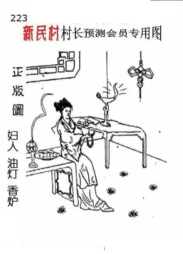 25223期: 老村长福彩3D天天图谜