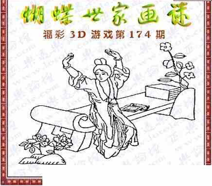 24174期: 3D蝴蝶世家蝴蝶彩图