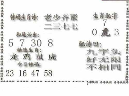 24211期: 白老3D杀码图版