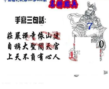 26052期: 福彩3D丹东全图分析