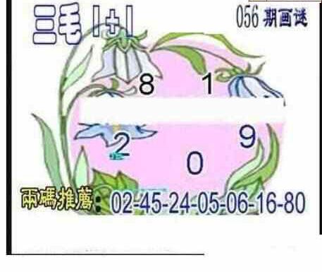 25056期: 三毛3D精品图谜