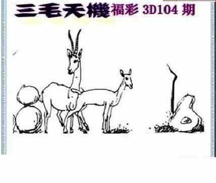 24104期: 三毛3D精品图谜