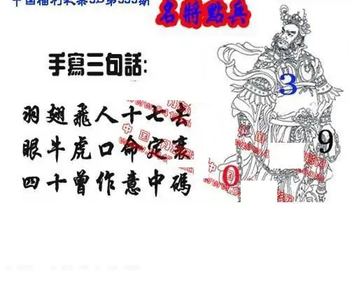 25335期: 福彩3D丹东全图分析