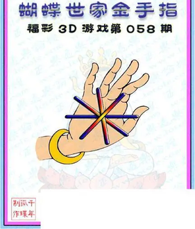 26058期: 3D蝴蝶世家蝴蝶彩图