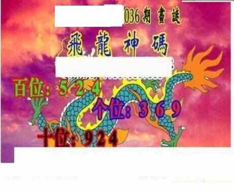 25036期: 三毛3D精品图谜