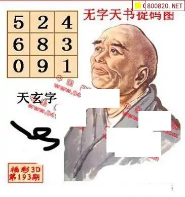 25193期: 福彩3D丹东全图分析