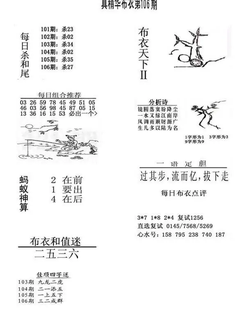 26106期: 福彩3D全套图版参考