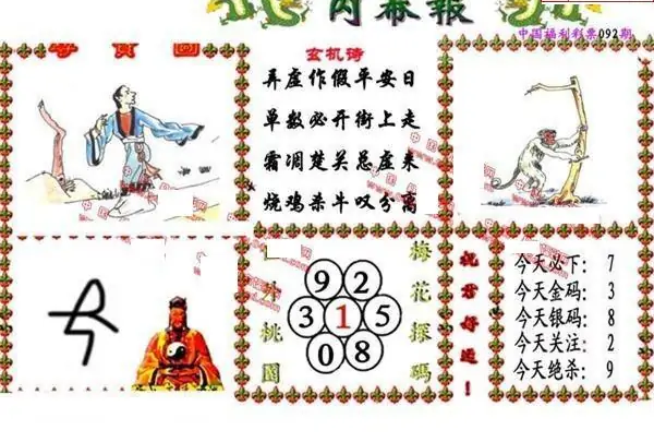 25092期: 福彩3D丹东全图分析