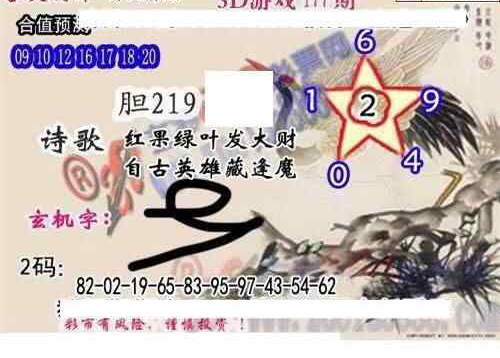 24177期: 白老3D杀码图版