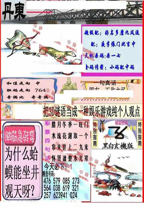 24170期: 福彩3D丹东全图分析