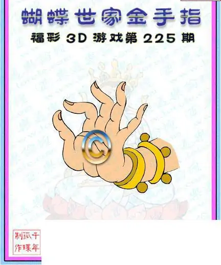 25225期: 3D蝴蝶世家蝴蝶彩图
