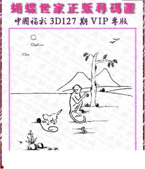 24127期: 3D蝴蝶世家蝴蝶彩图