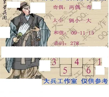 26098期: 大兵福彩3D黄金报图版