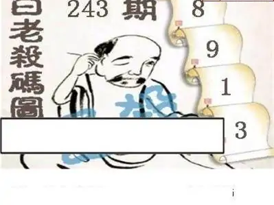 25243期: 白老3D杀码图版