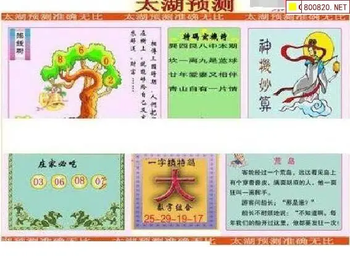 26063期: 太湖图福彩3D精品预测