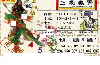 25339期: 福彩3D丹东全图分析