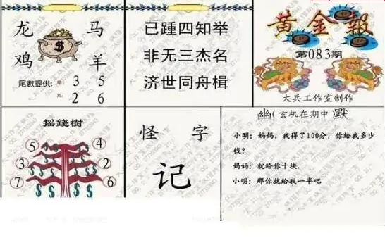 25083期: 大兵福彩3D黄金报图版