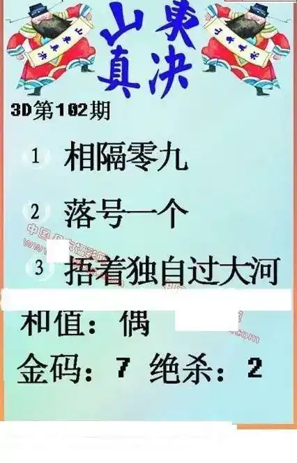 25102期: 福彩3D丹东全图分析