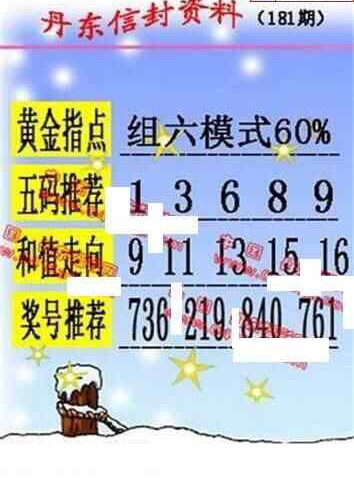 24181期: 福彩3D丹东全图分析