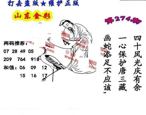 25274期: 福彩3D丹东全图分析