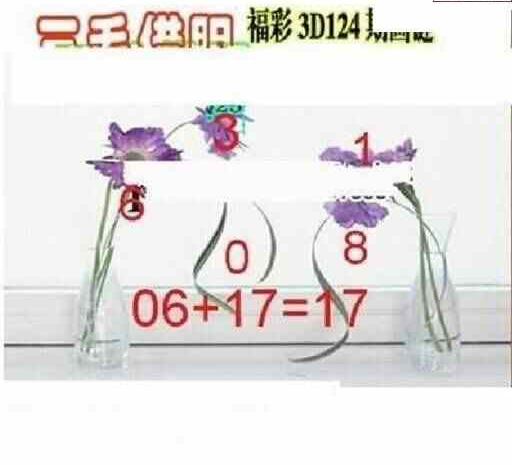 24124期: 三毛3D精品图谜