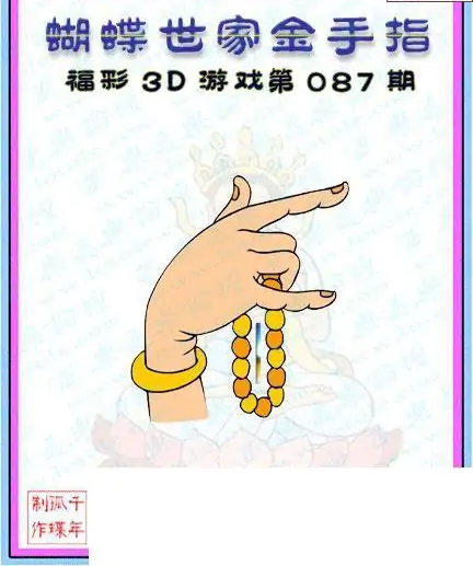 25087期: 3D蝴蝶世家蝴蝶彩图