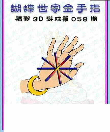 25058期: 3D蝴蝶世家蝴蝶彩图