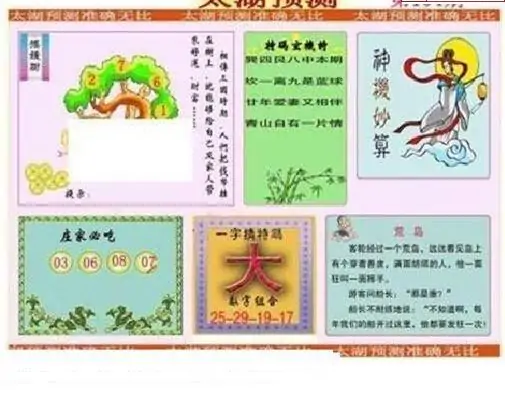 25104期: 太湖图福彩3D精品预测