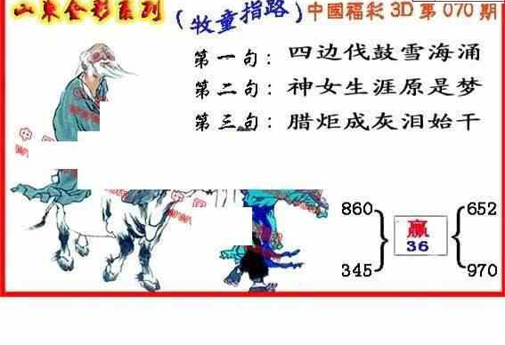 24070期: 福彩3D丹东全图分析