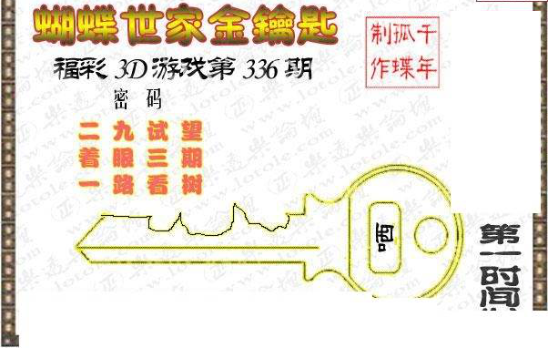 24336期: 3D蝴蝶世家蝴蝶彩图