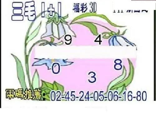 25141期: 三毛3D精品图谜