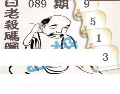 25089期: 白老3D杀码图版