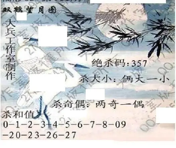 26085期: 大兵福彩3D黄金报图版