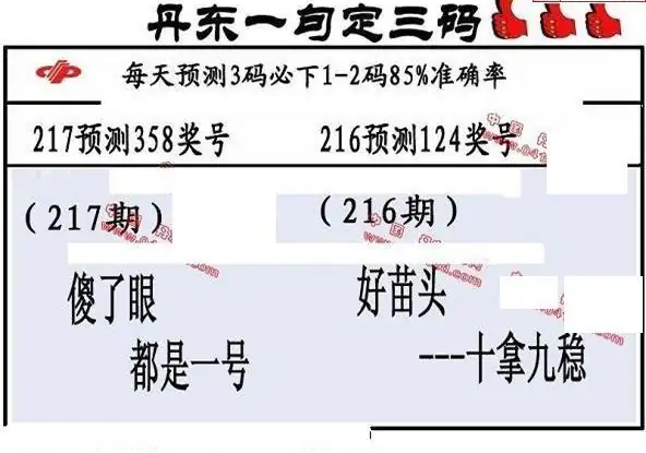 25217期: 福彩3D丹东全图分析