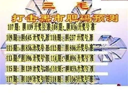 25118期: 三毛3D精品图谜