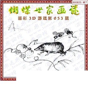 26053期: 3D蝴蝶世家蝴蝶彩图