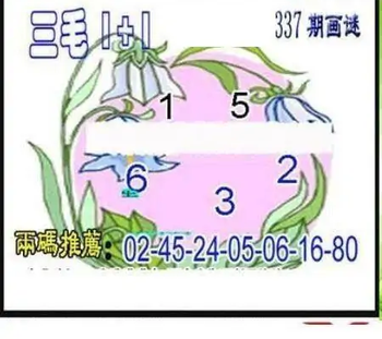25337期: 三毛3D精品图谜