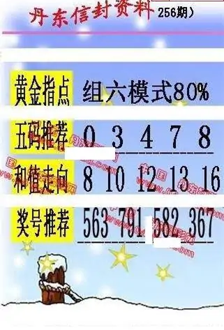 25256期: 福彩3D丹东全图分析