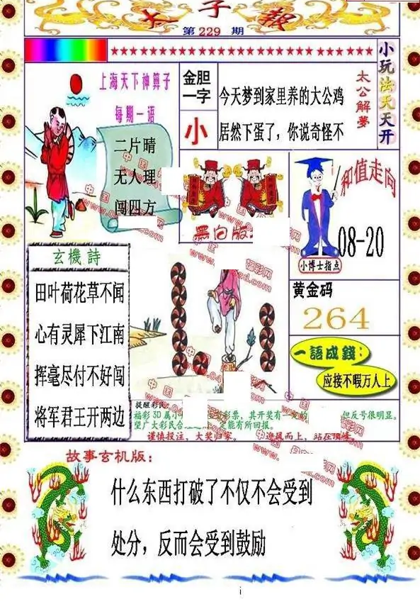 25229期: 福彩3D丹东全图分析