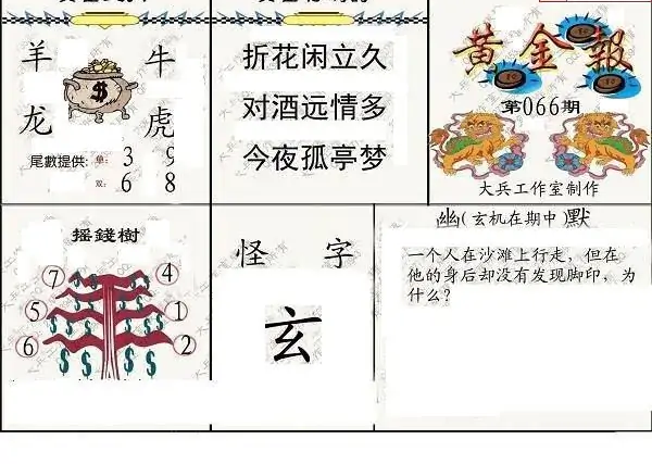 25066期: 大兵福彩3D黄金报图版