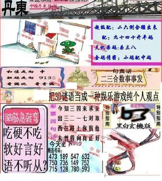 25240期: 福彩3D丹东全图分析