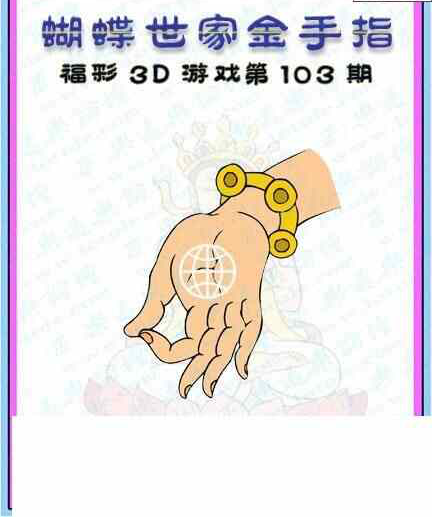 24103期: 3D蝴蝶世家蝴蝶彩图