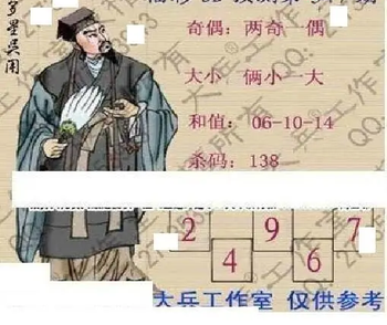 25347期: 大兵福彩3D黄金报图版