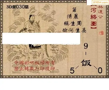 福彩3D26030期天中全套预测分析图