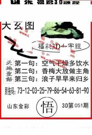25051期: 福彩3D丹东全图分析