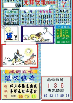 26066期: 福彩3D丹东全图分析