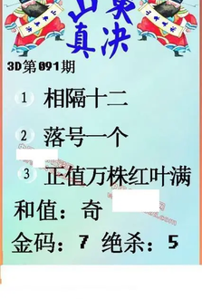 26091期: 福彩3D丹东全图分析
