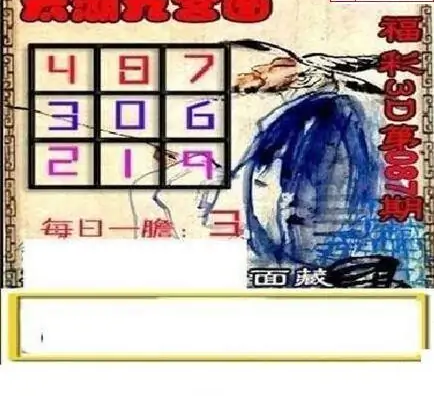 25087期: 太湖图福彩3D精品预测