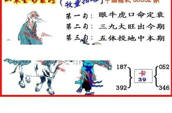 25332期: 福彩3D丹东全图分析